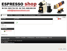 Tablet Screenshot of espressovietnam.com